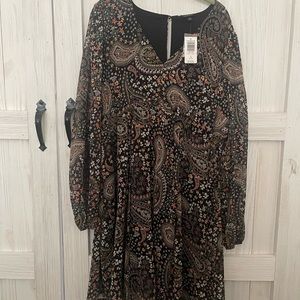 Torrid brand dress. Never worn with tags. Size 1X.